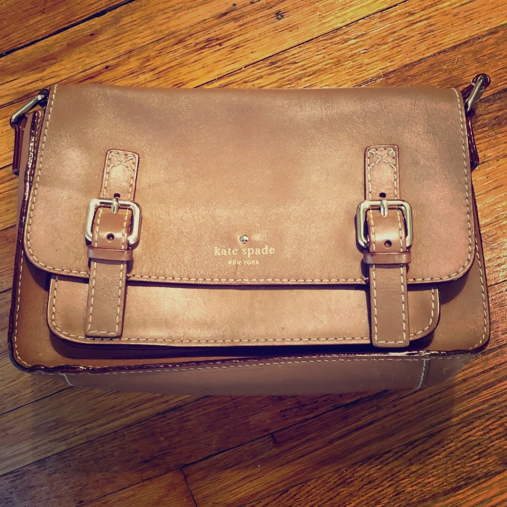 Kate Spade tan brown day shoulder bag